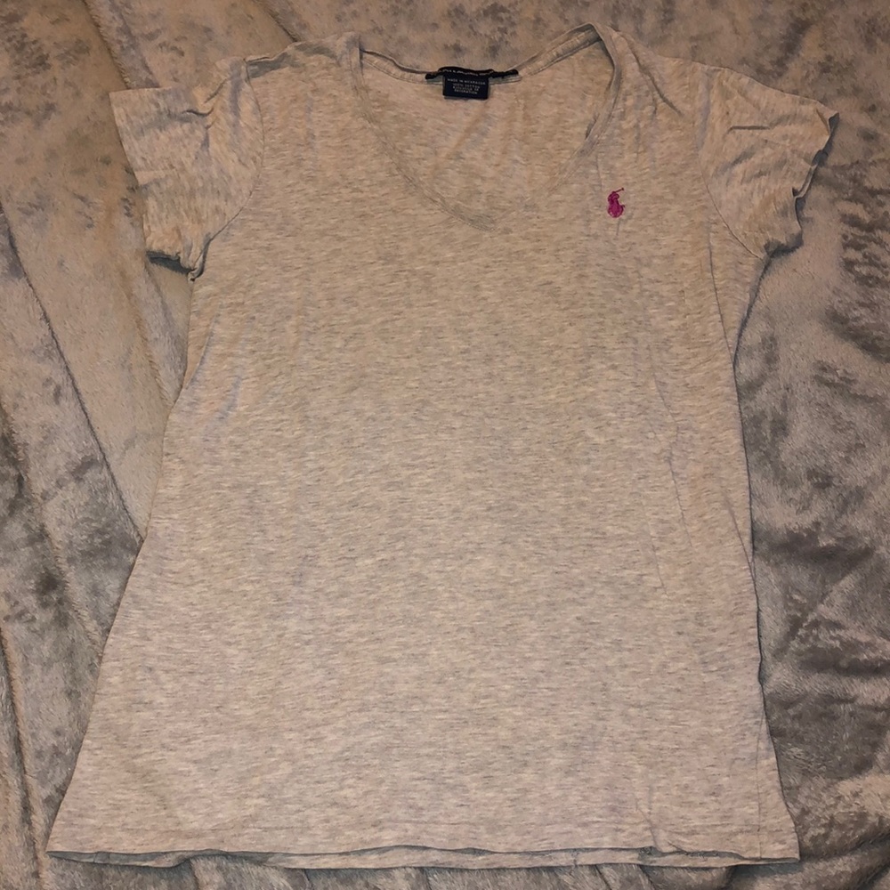 polo vneck tee